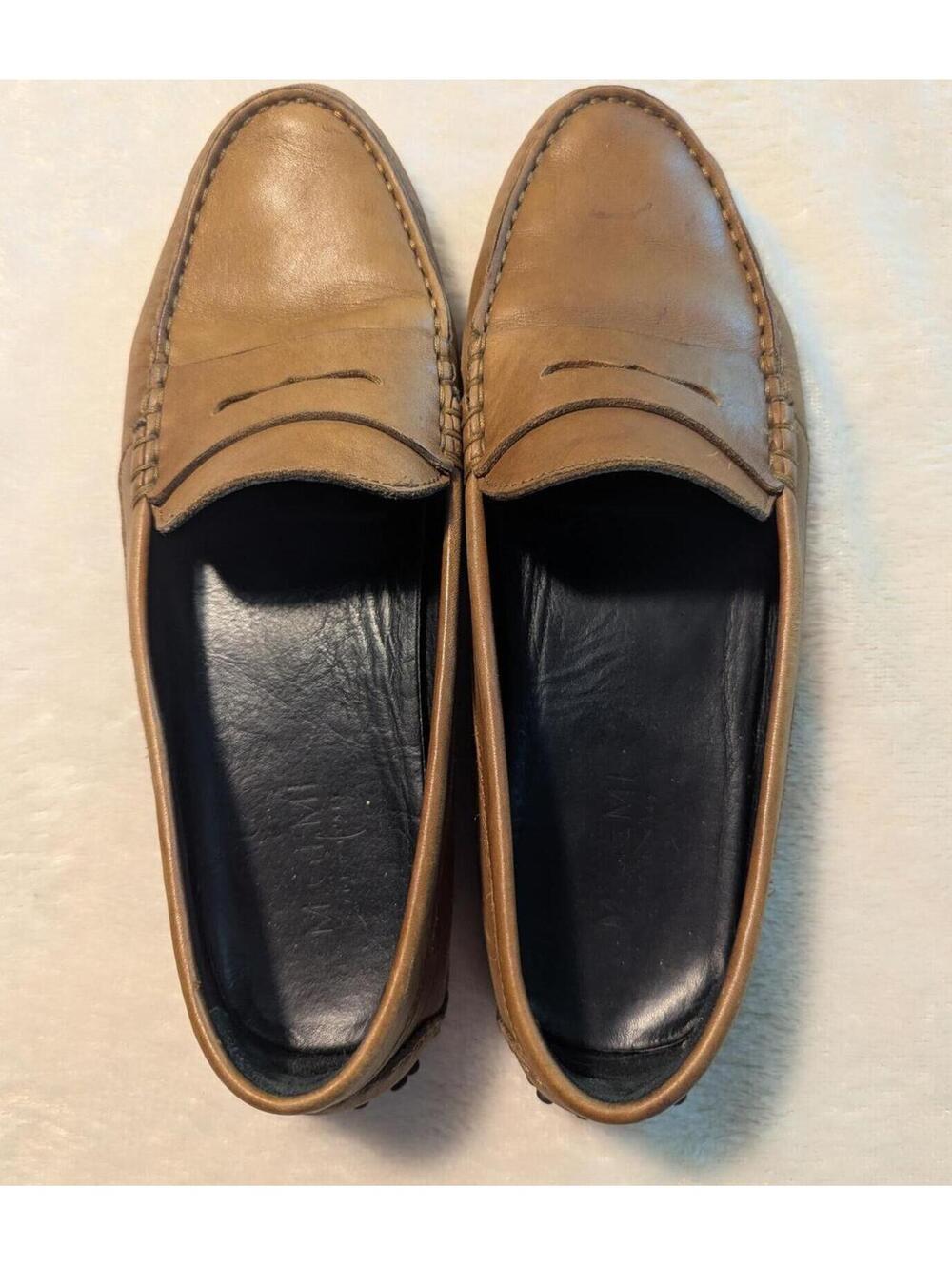 M.Gemi Handmade Italian Leather Driving Loafers